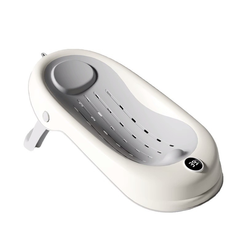 Baño de baño para bebés recién nacidos acuñados, dispositivo de apoyo espiritual, baño de bebés sensible al calor, cama de baño antideslizante, soporte de baño para redes de baño