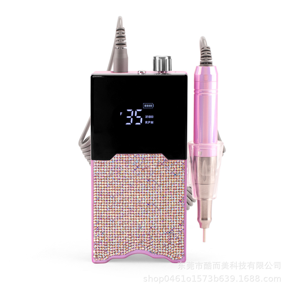 Pequeño Libro Rojo recomienda máquina de pulido de uñas sin escobillas con taladro portátil frente peeling pulido removedor de esmalte de uñas removedor de uñas