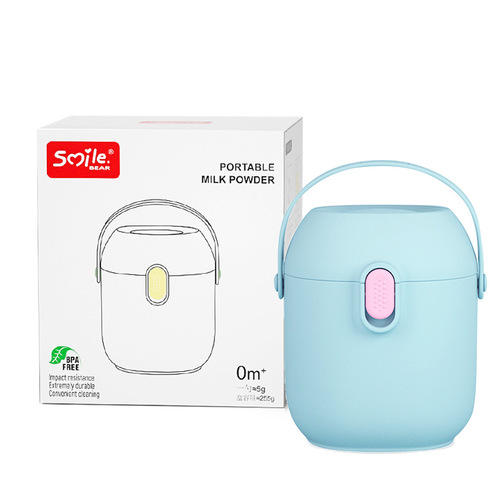 Large-capacity baby milk powder storage box, snack storage box, baby food supplement rice flour sealed jar, maternal and infant supplies