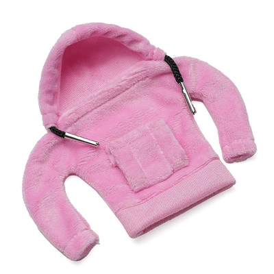 cute, car gear shift cover | Sürətlər qutusu və əl tormozu başlıqları - pink-sweatshirt-cover