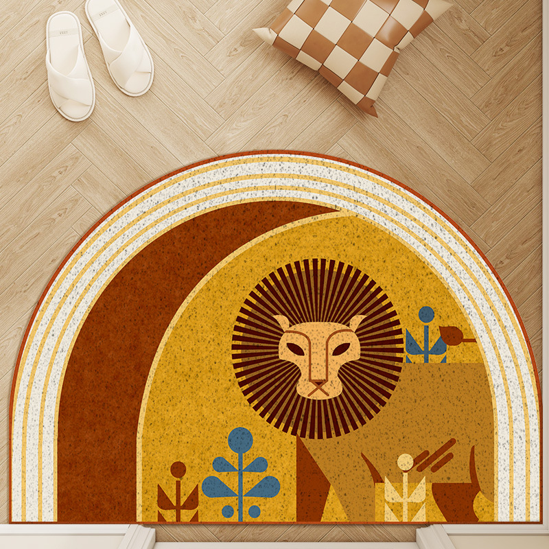 Durable Pvc Door Mat For Entryway - Scratch Resistant Dust Scraper_voghion.com