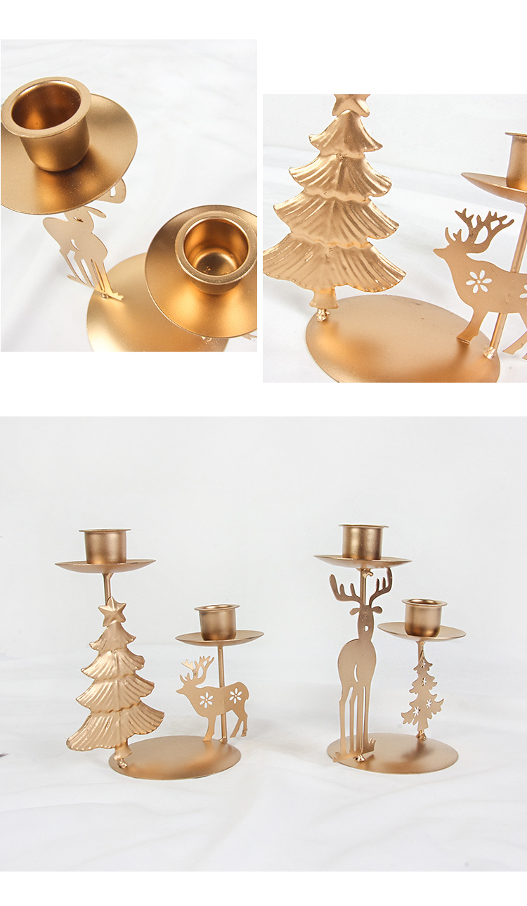 Christmas Fashion Christmas Tree Elk Iron Party Ornaments display picture 3