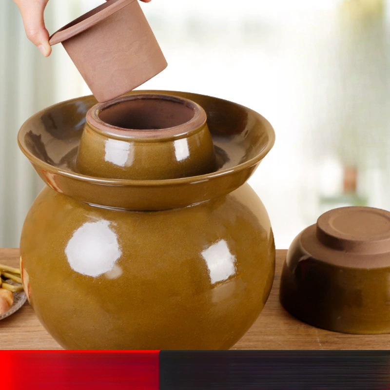 Банки кимчи домашние старинные керамические маринованные овощи