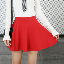 乡美媚春秋广场舞半身裙松紧腰水兵舞裙子防走光跳舞裙子三步踩