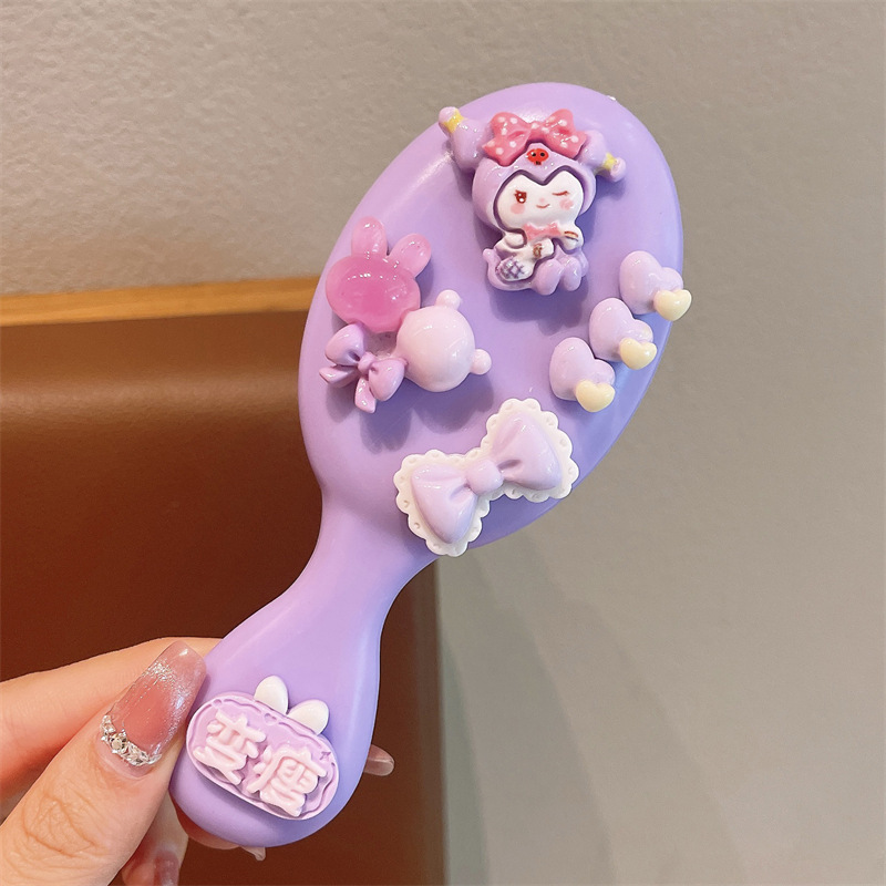Pein de masaje de cojín de aire para niños Sanliogou niñas pequeñas no lastimas pein de cabello doméstico niñas pein de bolsa de aire esponjosa alta cráneo image 9