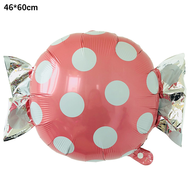 18 pulgadas dulces molino de viento globo de película de aluminio fiestas de cumpleaños de niños molino de viento diseño de globo al por mayor