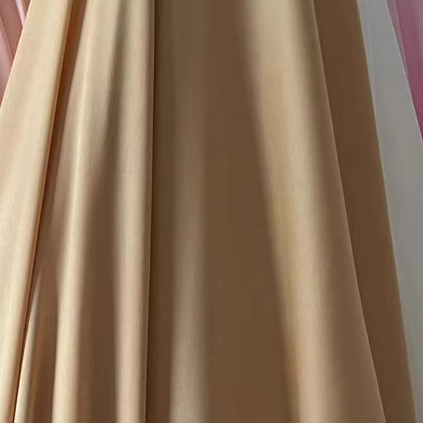 ミルクシルクステージ背景カーテンウェディングカーテン韓国弾性布ミルクコーヒー天井結婚式の天井カーテン装飾|undefined