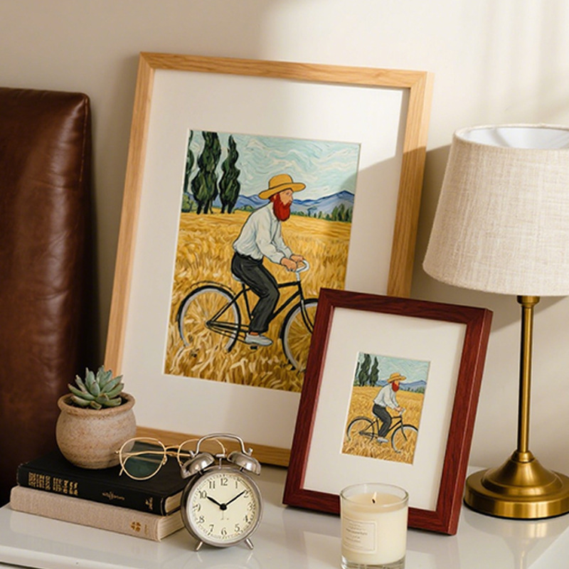 Manufacturer Wholesale Living Room Decorative Painting Niche Art Restaurant Wall Hanging Painting Study Bedroom Cupboard Cartoon Picture Frame