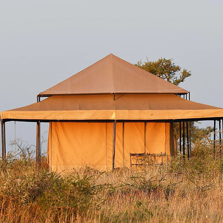 Tienda móvil simple tipo de montaje de la Casa de Campo de migración tienda de campaña estilo de especificación personalizada que acampa tienda de campaña