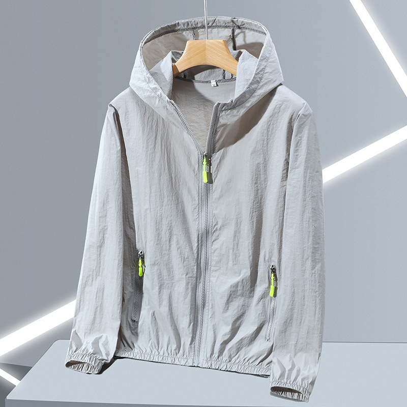 Men's Clothing Men's Outdoor Sportswear Sun Protection Clothing Seeker Printed Sun Protection UPF Clothing Lightweight_voghion.com