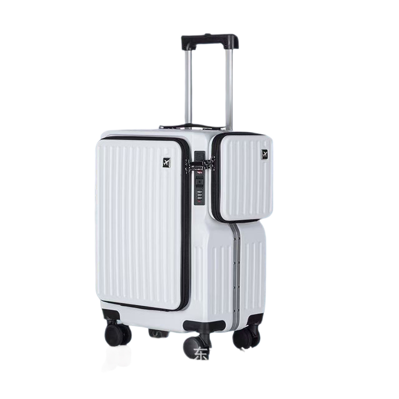 Nuevo maleta de negocios multifuncional material PC TSA bloqueo barra de tracción impermeable 20 pulgadas maleta de embarque