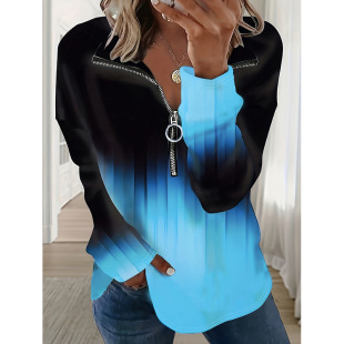 C 56639 Half-zip crew neck sweater ����期oñë�¿羳��