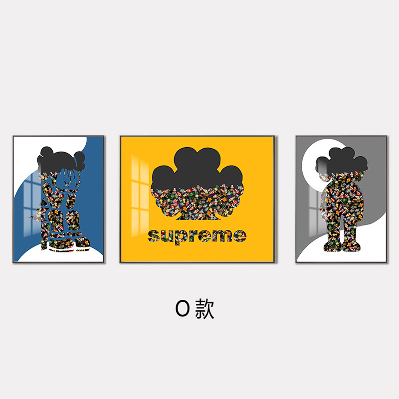 Bloques de construcción de Lego, pintura decorativa para personas, sala de estar, sofá, pared de fondo, pintura triple, pintura tridimensional, mural de entrada física tridimensional