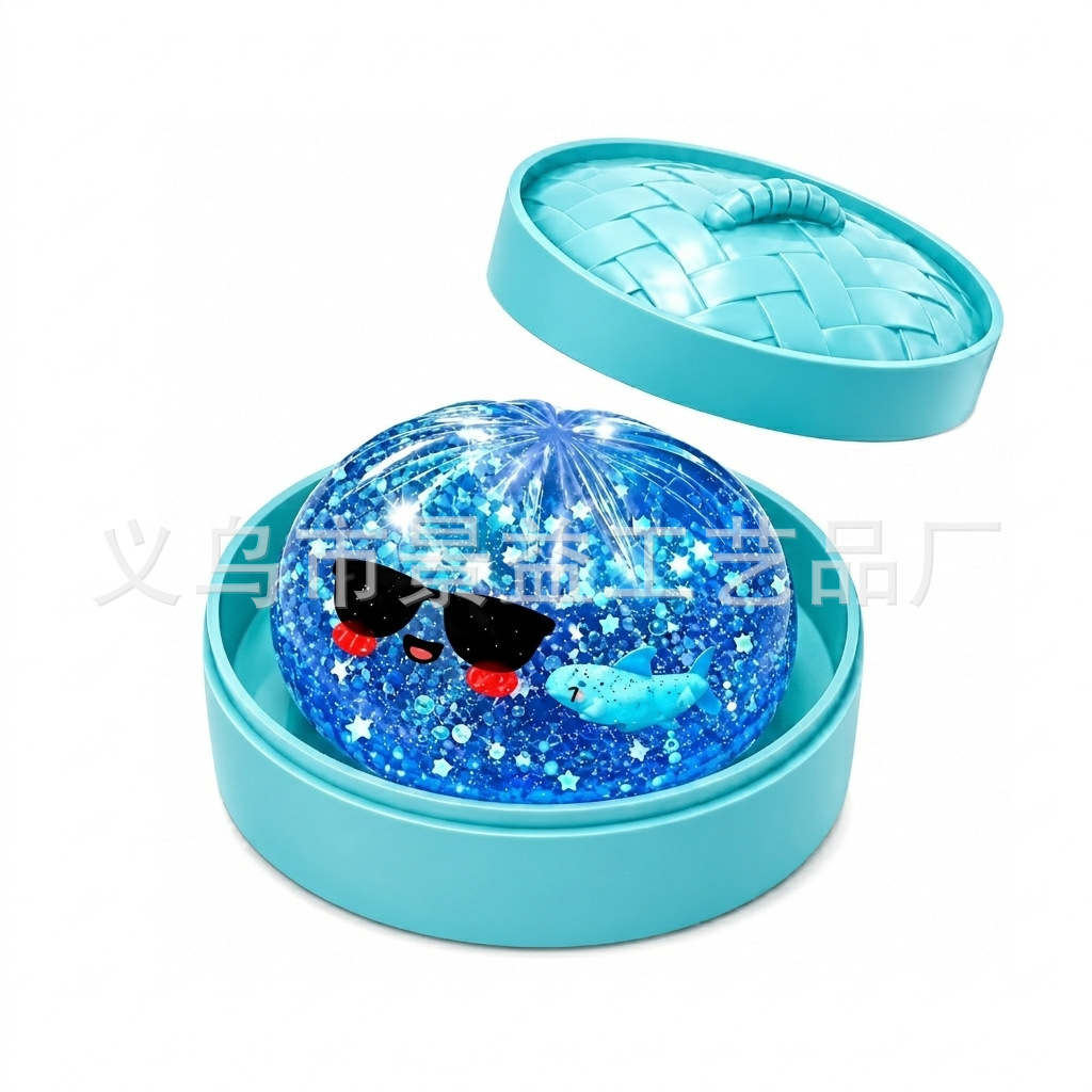 Transfronterizos raros bolos de brillo rosa, juguetes suaves y lindos, artículos de colección de compresión reducida brillante, bolos de compresión de compresión
