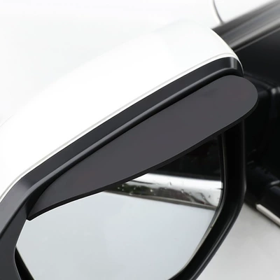 Cross-border Explosions Car Rearview Mirror Rain Eyebrow Changed to Decorative Car Logo Cartoon Silicone Plastic Rain Eyebrow