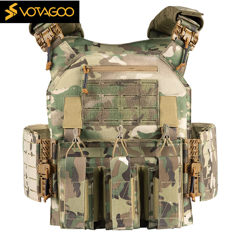 Votagoo2.0 Tactical Vest Military Fan Quick-Release Protective Vest Bulletproof Clothing Special Forces Equipment Camouflage