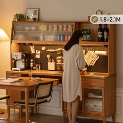 北欧の実木のサイドキャビネット家庭用リビングルームの埋め込み式テーブルの一体式のお茶のキャビネットのレストランのシンプルな収納ロッカー