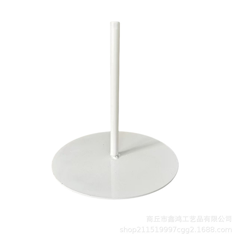 新しい紙花アートベース、結婚式用小道具、鉄製円盤ベース、巨大な紙花アート素材、花茎、スチール製ベース|undefined
