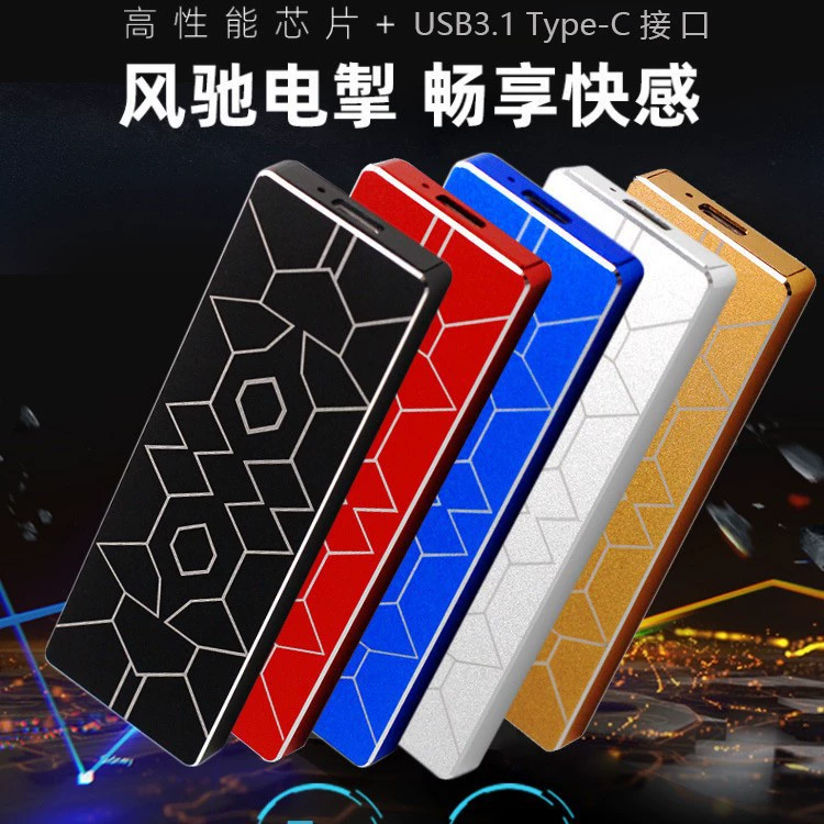Мобильный портативный твердотельный накопитель NVMe 128 ТБ внешнее переносное хранилище