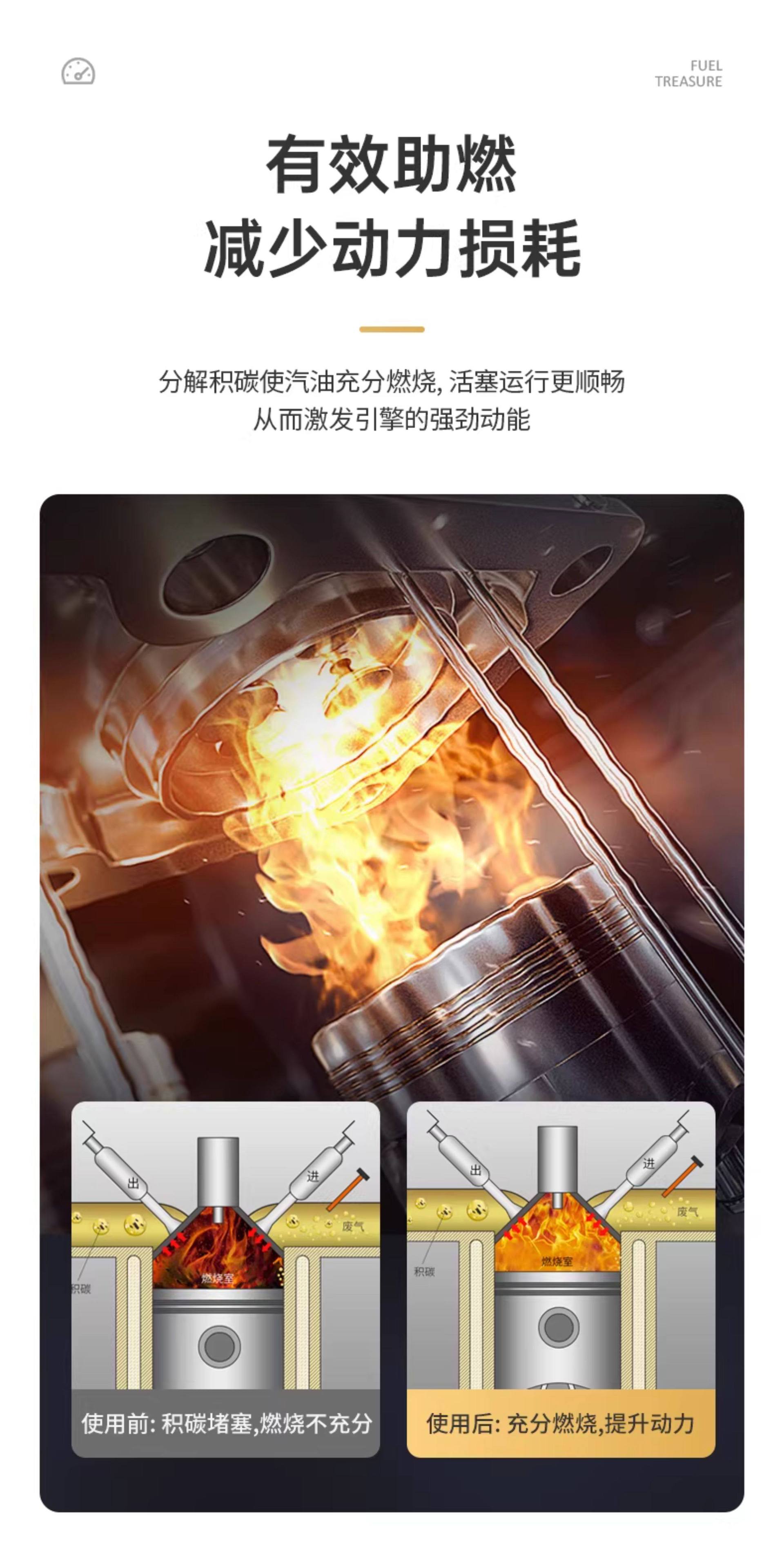 Suitable for the official flagship store of Chepu: Jinbing Fuel Additive for carbon buildup removal, PEA fuel additive for engines