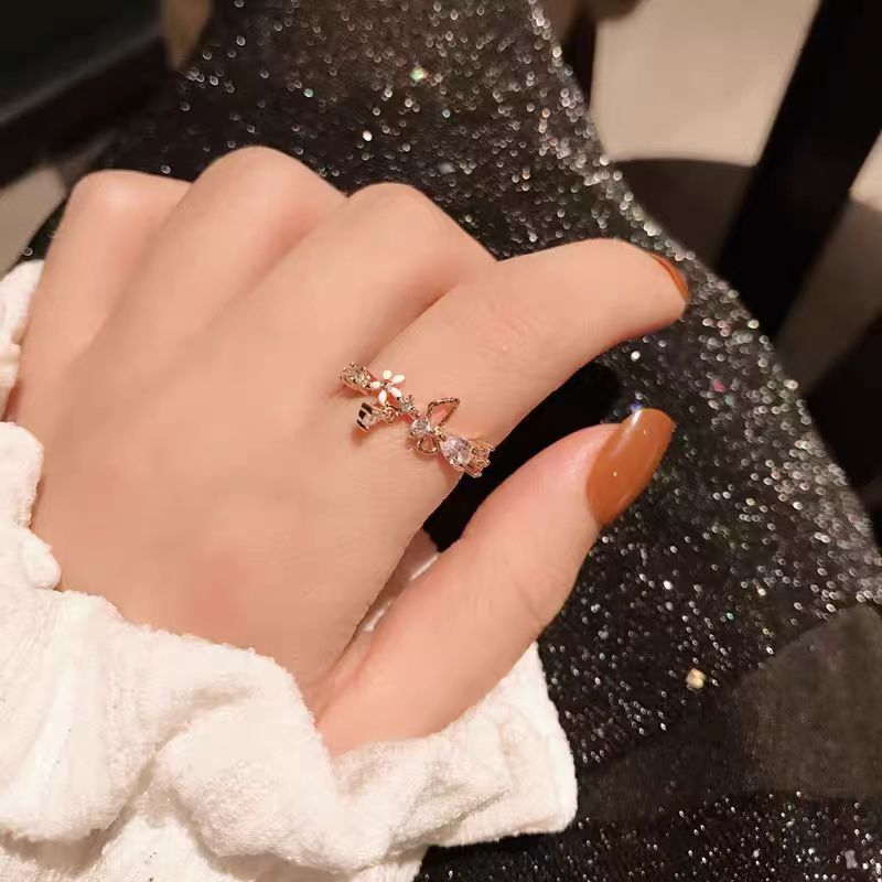 꽃요정 단층반지