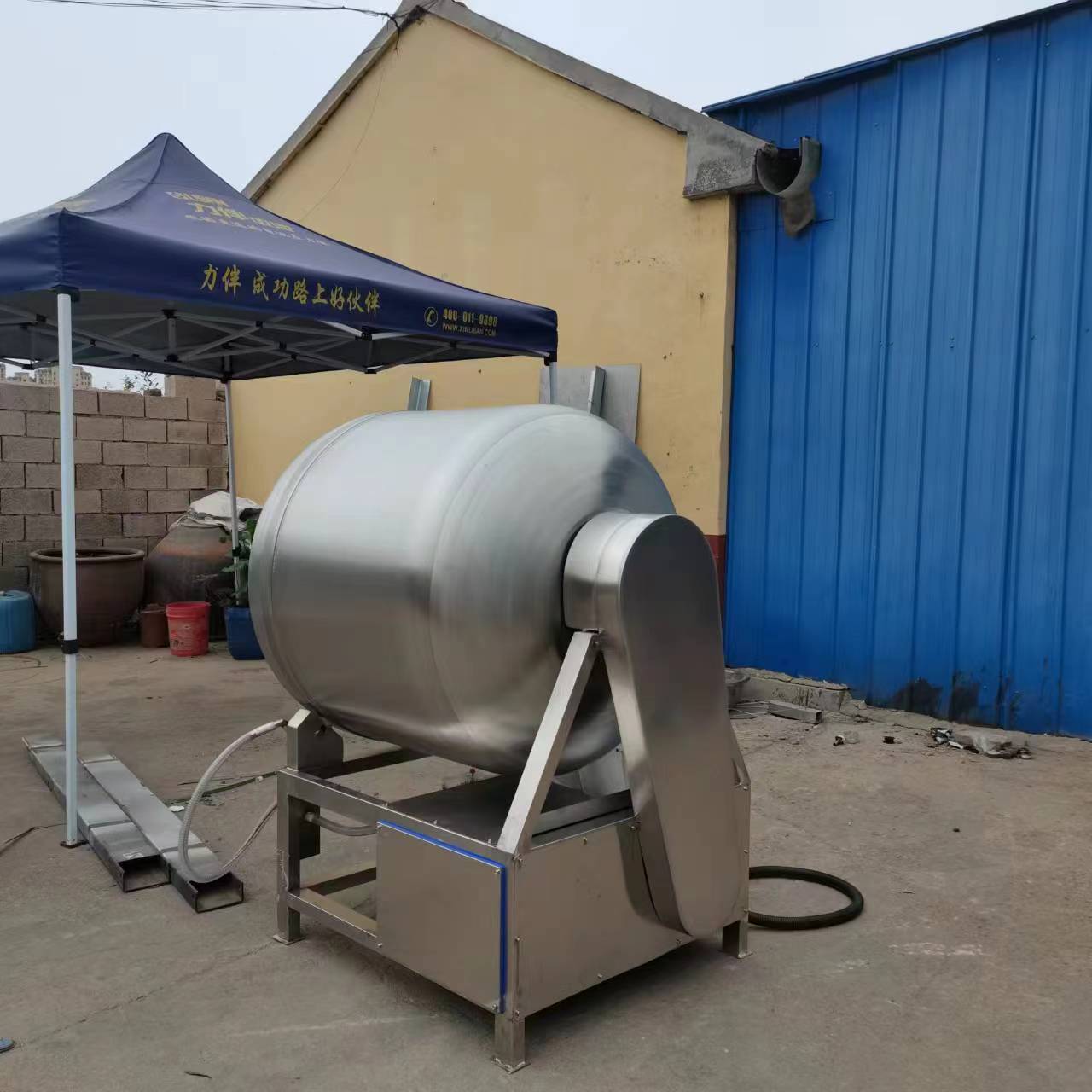 全自动肉制品液压滚揉机 不锈钢鸡肉巴沙鱼变频滚揉机