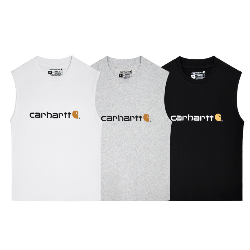Cross-Border Carhartt New Trendy Brand Men's Summer Sports Casual Letter Print Sleeveless Vest