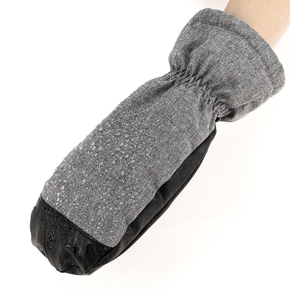 闷子滑雪手套防风防寒防水加厚保暖棉并指焖指男女内五指滑雪手套