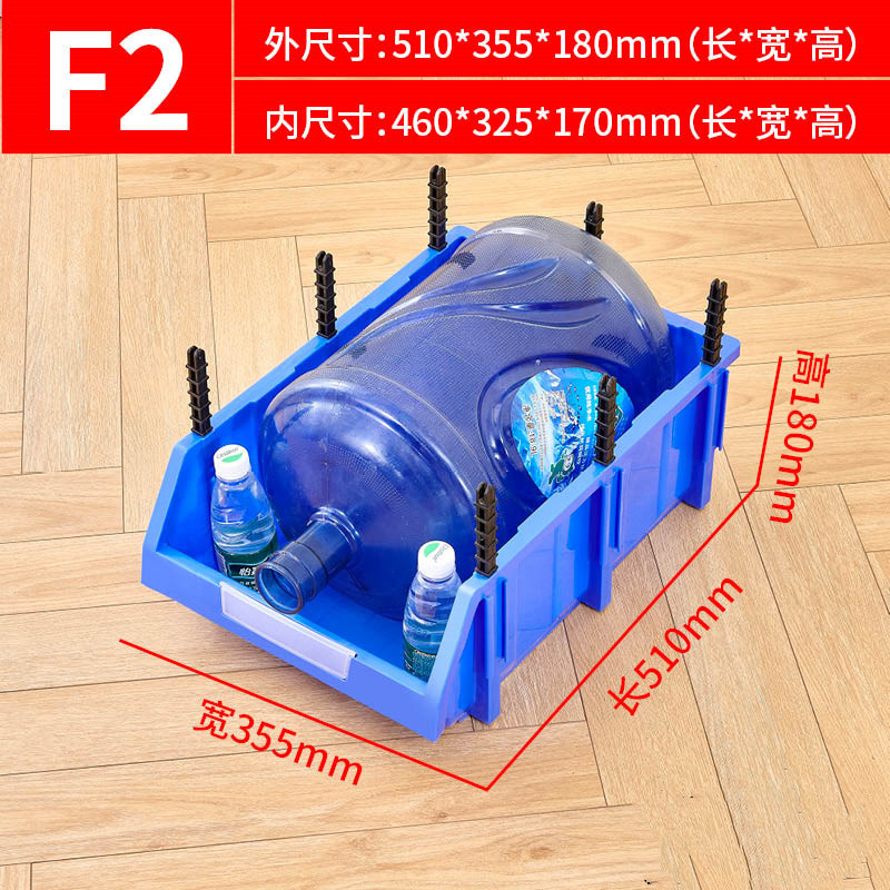 Caja de piezas inclinada caja de rotación logística super grande caja de piezas de plástico combinada caja de material caja de tornillo caja de componentes de ensamblaje