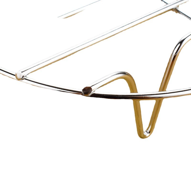 Двухслойный гриль из нержавеющей стали Аксессуары для фритюрницы Гриль для барбекю Аксессуары для электрической фритюрницы Квадратная стойка Паровая стойка Стеллаж для хлеба