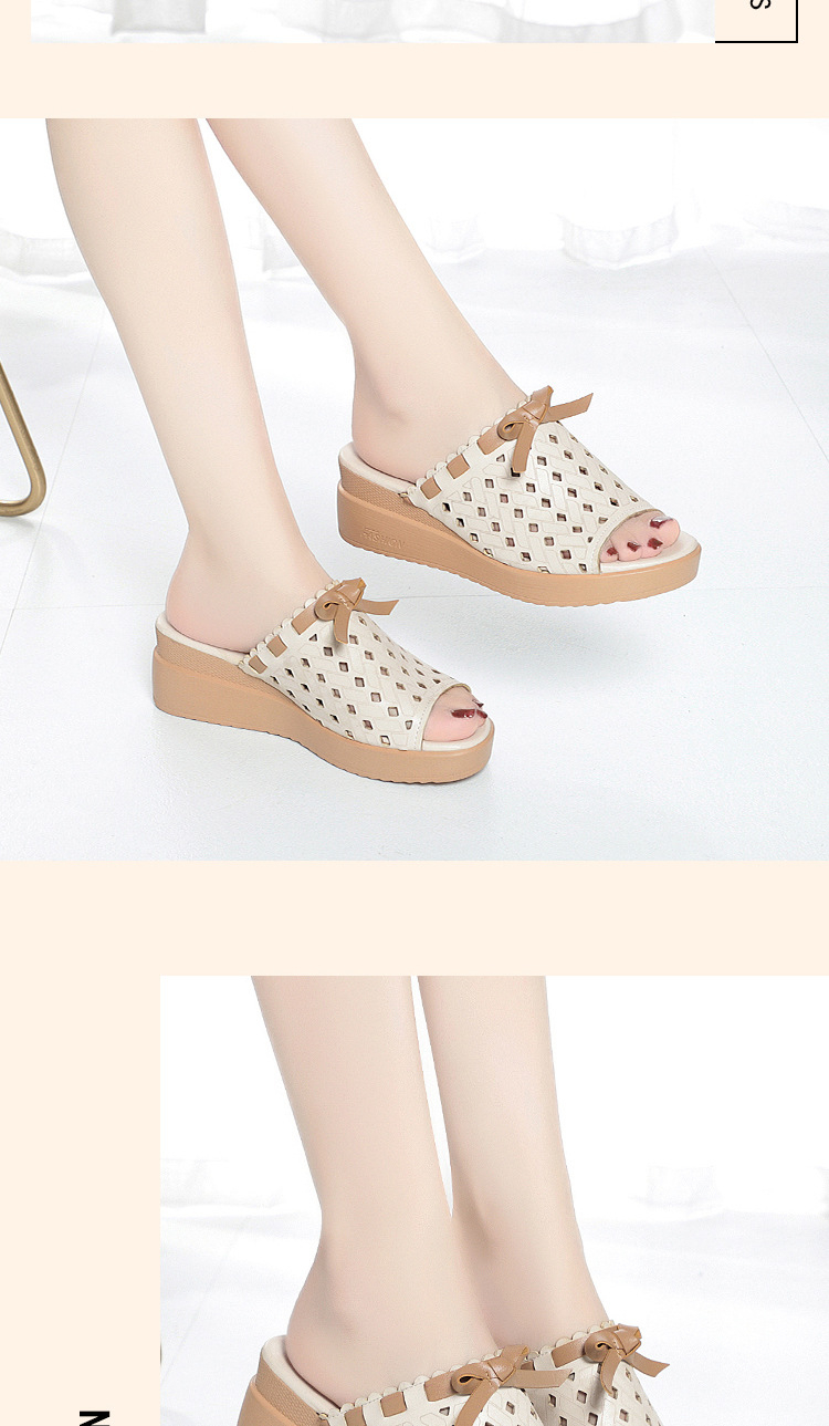 Dép sandal nữ quai chữ V đế dày da thật phong cách dân tộc — đen chi tiết 9