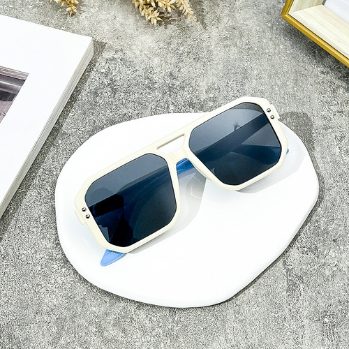 Cute sunglasses Korean anti-UV fashion baby glasses trendy fashion children's sunglasses trendy girls' sun visors