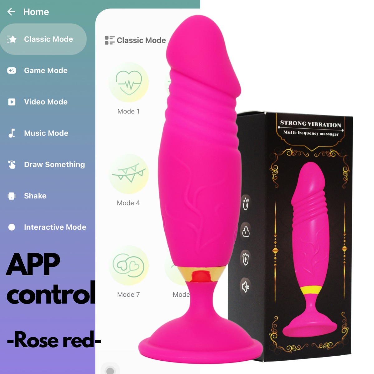 Appgesteuerter Teleskopdildo Mit Starker Vibrationsfunktion_voghion.com