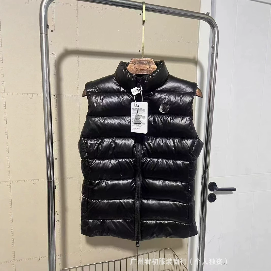 M's 2025 новый зимний стиль безрукавка с воротником стойкой, легкая и теплая, универсальный жилет для мужчин и женщин, короткий жилет