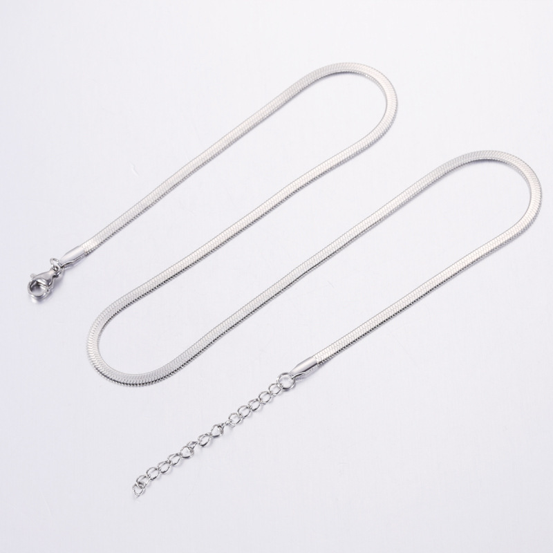 Fashion Solid Color Stainless Steel Plating Necklace 1 Piece