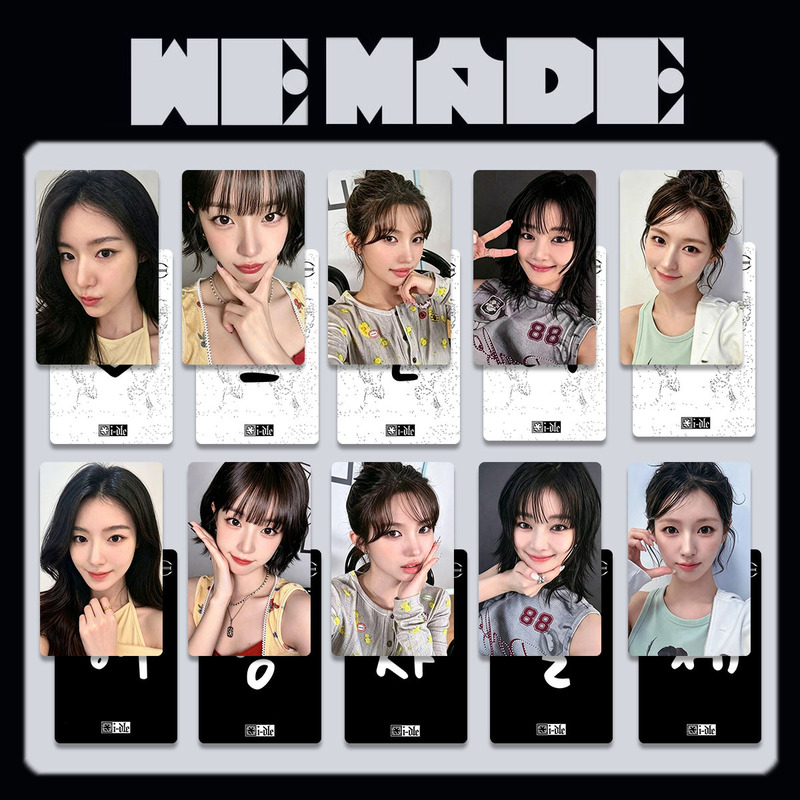 IDLE WE MADE merchandise special edition photo card k4 lucky card special edition card I-dle Song Yuqi IDLE WE MADE merchandise special edition photo card k4 lucky card special edition card I-dle Song Yuqi