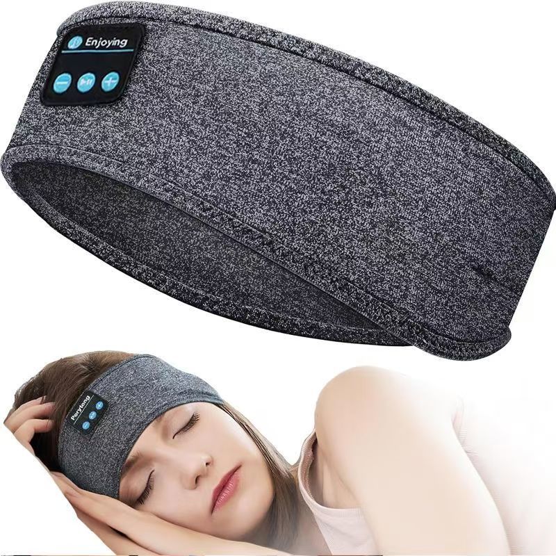 Bluetooth Sports Headband Headphones, Integrated Design, Non-Ear-Pressing, Noise-Cancelling, Wireless, for Sleeping, Listening to Music, and Making Calls, Factory Direct Supply Wholesale