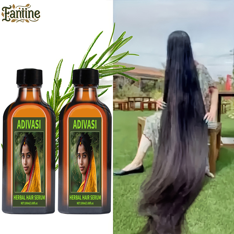 크로스보더 Adivasi Herbal Hair Oil 초본 식물 헤어 케어 오일 두피 부드러운 샴푸 비누