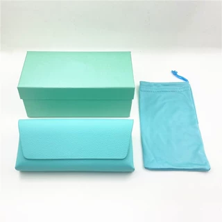 原版太阳近视简约抗压收纳套装品牌时尚高品质墨镜提夫TI眼镜盒子
