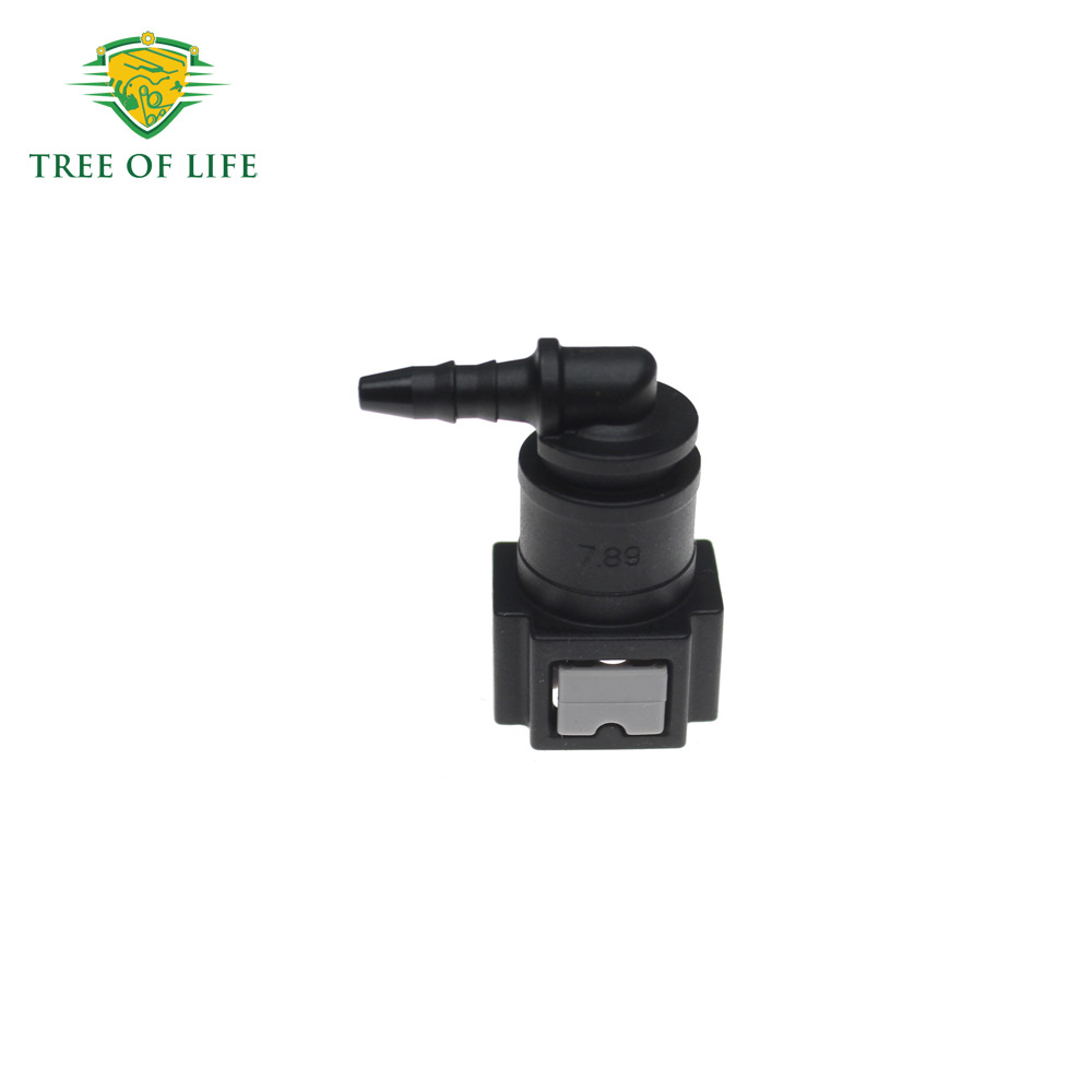 ID3 7.89 90-degree car fuel line quick connector hose fitting nylon oil pipe quick connect and quick release