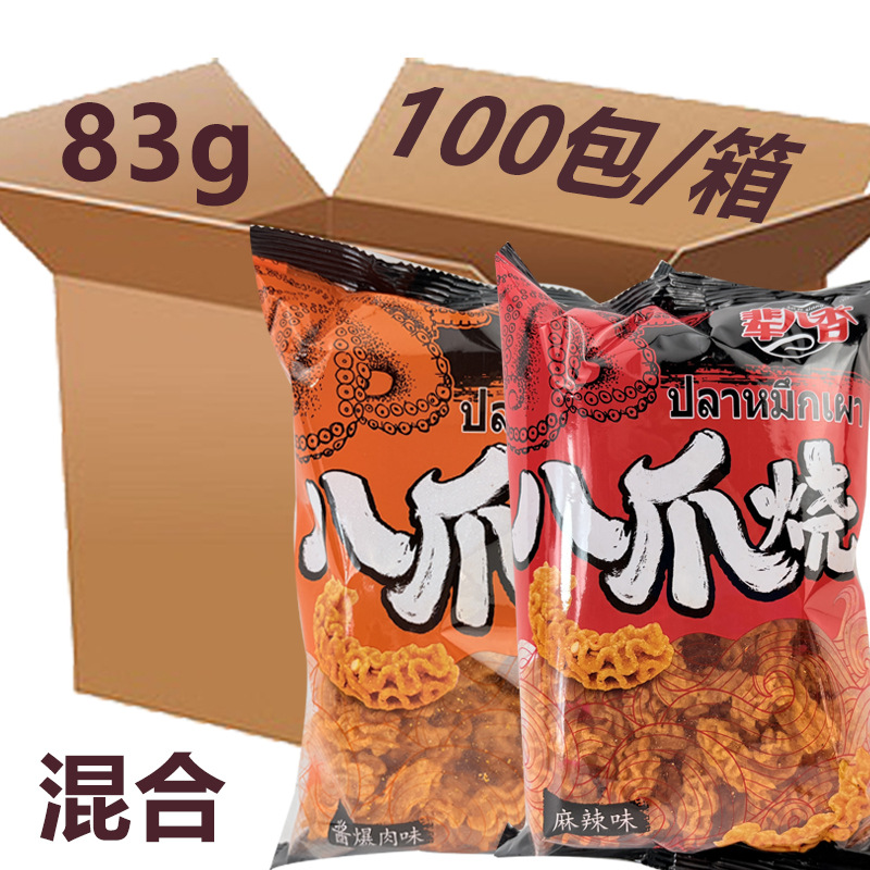 문어야키 [매운맛 83g + 구운고기 83g] 100팩(1박스)