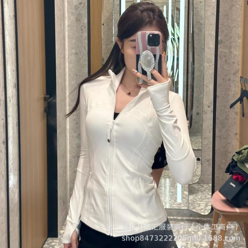 Lulu Original Define Original Yoga Wear Stand-Up Collar Jacket Women's Slim Fit Top for Sports, Fitness, and Running Lulu Original Define Original Yoga Wear Stand-Up Collar Jacket Women's Slim Fit Top for Sports, Fitness, and Running