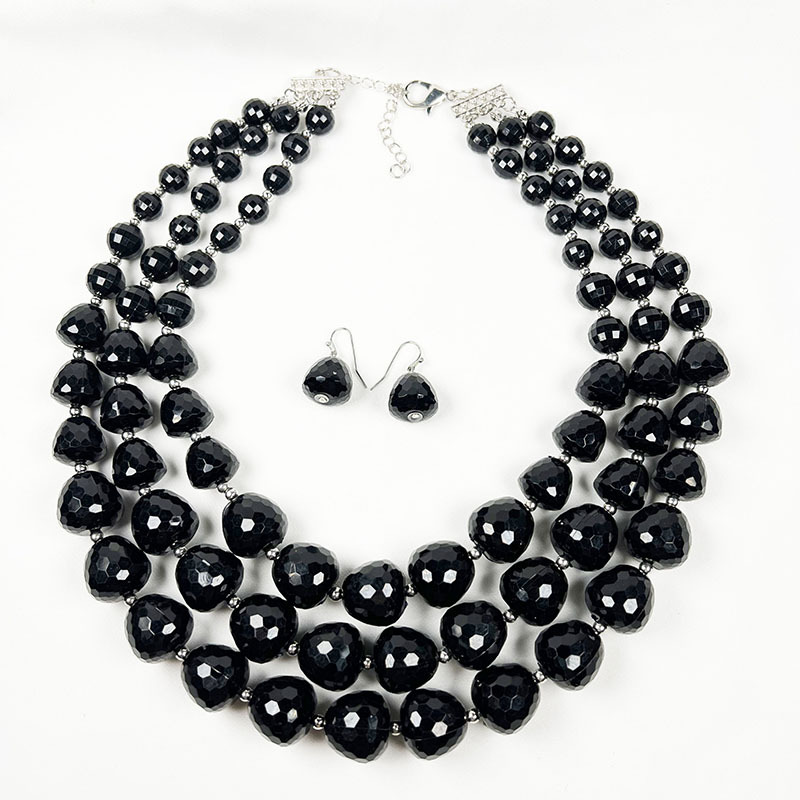 170g Weight Earrings, Necklace Classification 1 Set Quantity Holiday Occasion Acrylic Material Solid Color Pattern Unisex Gender Irregular Design Exaggerated Style Exaggerated Solid Color Arylic Irregular Unisex Earrings Necklace 20