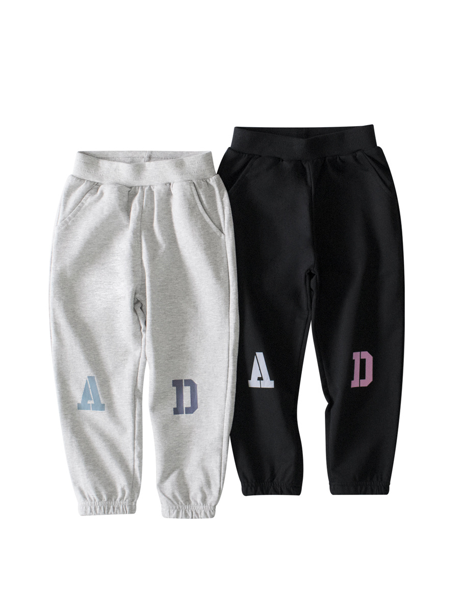 27kids ropa para niños coreanos otoño e invierno nuevos productos 2024 pantalones largos deportivos para niños pantalones de bebé para hombres