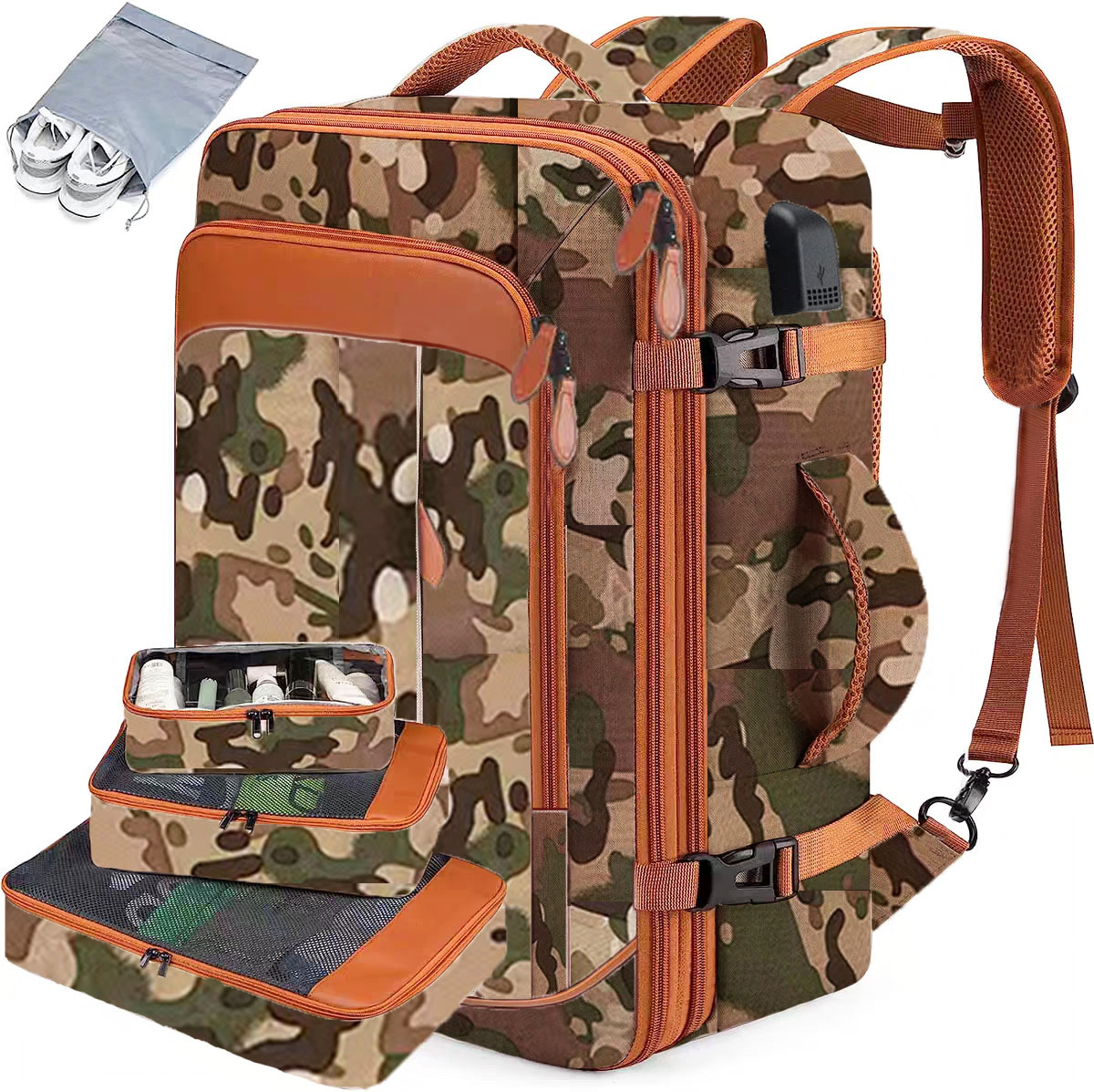 Transfronteriza nuevos hombres multi-funcional impermeable Mochila De La computadora de gran capacidad Mochila De Negocios casual bolsa de viaje de negocios