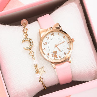 Waterproof children's watch, cute cartoon quartz watches, fall protection, Korean style