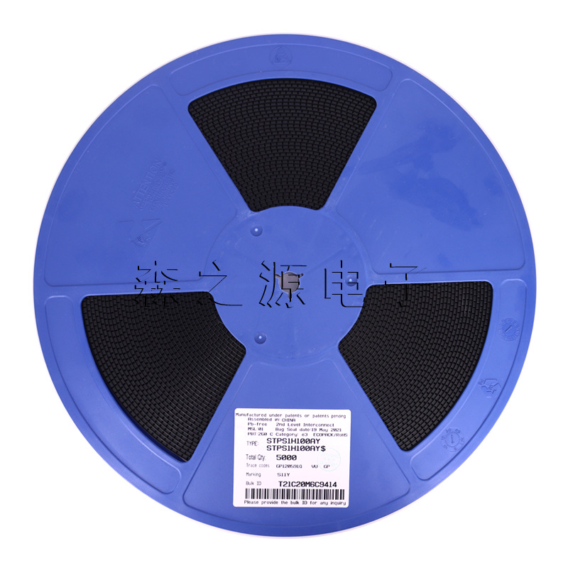 STPS1H100AY DO214AC 肖特基二极管 整流器 100V 1A SMA