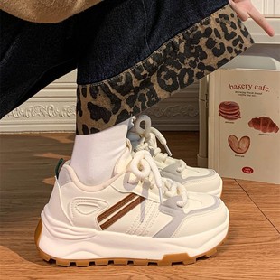 Joker Shoes Women's Torre Shoes Women's Thick Sole Spring and Summer Increased Casual White Shoes New Light sneaker