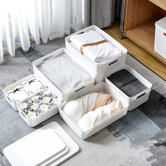 Japanese plastic storage boxes, desktop clutter storage baskets, cosmetic storage trays, kitchen and bathroom organizers, clothing storage boxes, underwear boxes