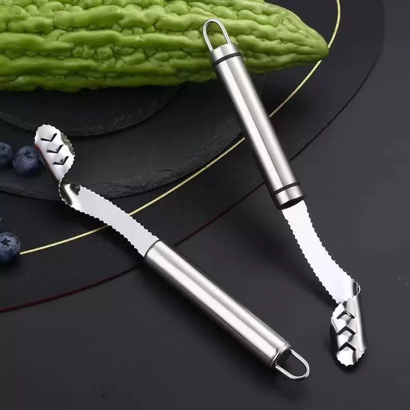 辣椒去芯器不锈钢青椒去籽神器挖辣椒去核厨房家用抽芯小工具